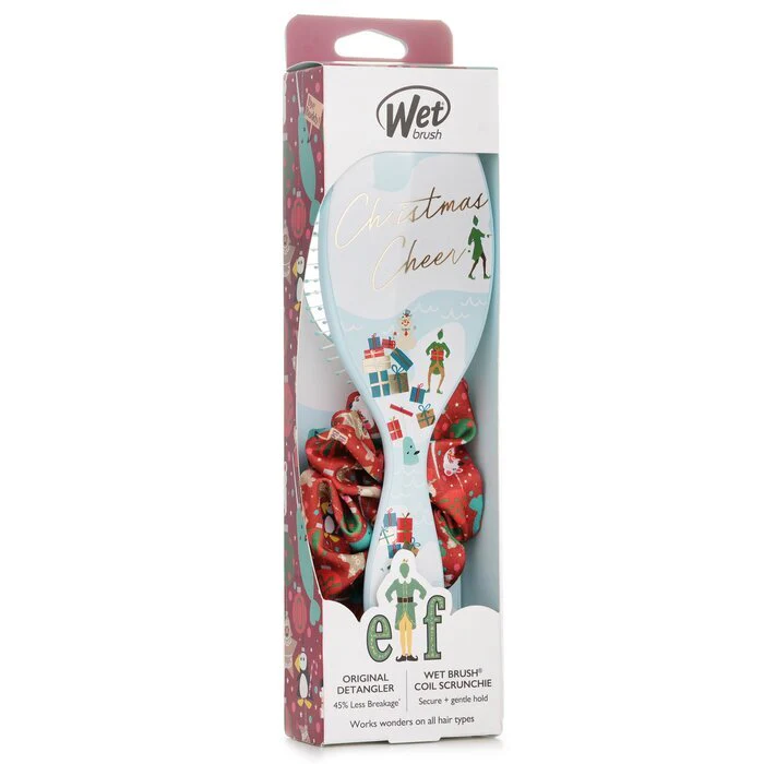 Wet Brush Original Detangler Elf + Scrunchie Hair Brush 1pc - Image 2