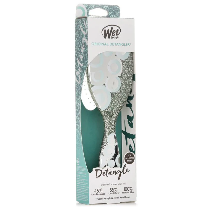 Wet Brush Original Detangler Groovy Disco Teal Hair Brush 1pc - Image 2