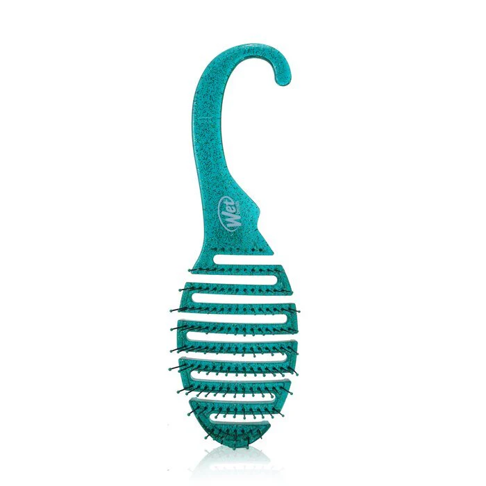 Wet Brush Shower Detangler - Green Glitter 1pc - Image 3