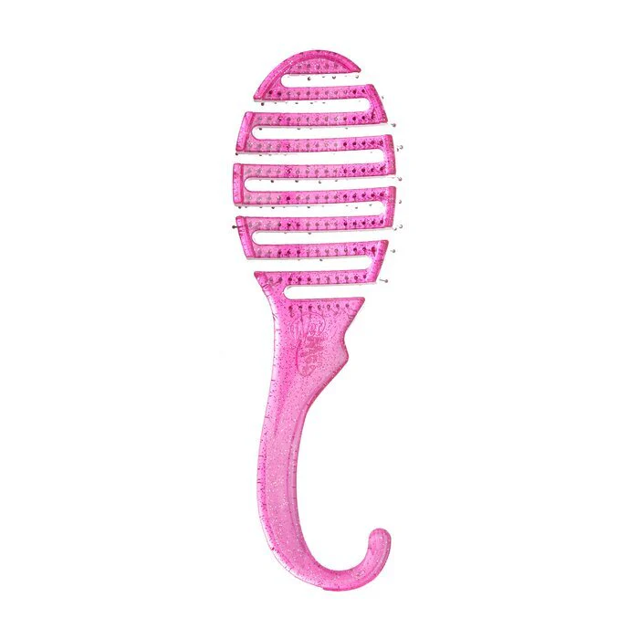 Wet Brush Shower Detangler - # Pink Glitter 1pc - Image 3