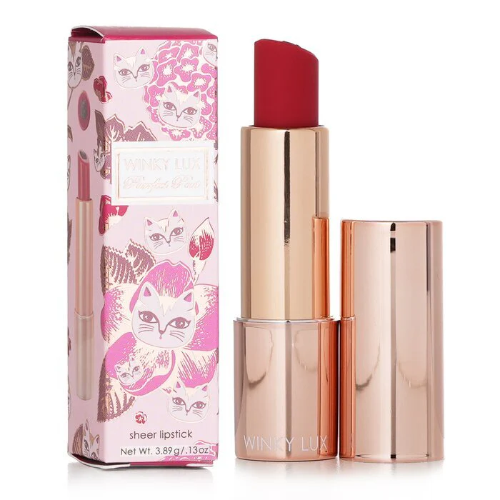 Winky Lux Purrfect Pout Sheer Lipstick - # Fur-Ever (Sheer Raspberry) 3.8g/0.13oz - Image 2