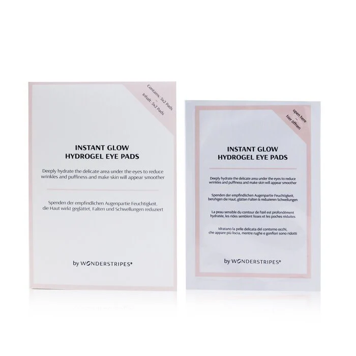 WONDERSTRIPES Instant Glow Hydrogel Eye Pads 5x2pads - Image 2