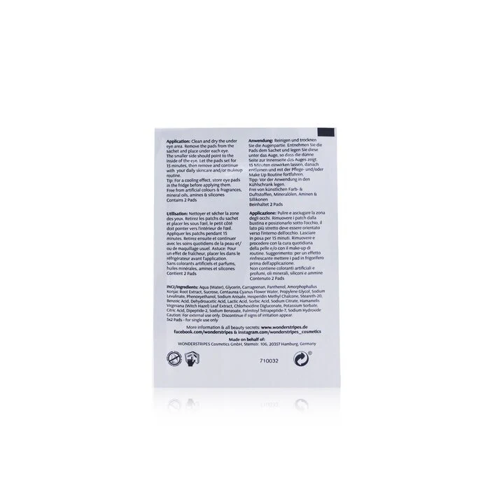 WONDERSTRIPES Instant Glow Hydrogel Eye Pads 5x2pads - Image 3