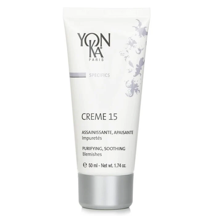 Yonka Specifics Creme 15 With Burdock - Purifying, Soothing (For Blemishes) 50ml
